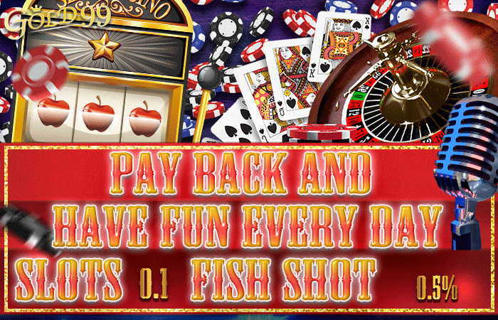 Gold99｜pay back and have fun every day Slots 1, Fish Shot 0.5